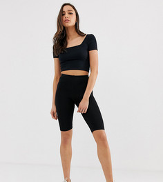 Базовые короткие леггинсы ASOS DESIGN Tall-Черный