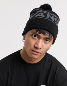 Черная шапка-бини Vans-Черный