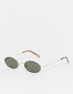 Круглые солнцезащитные очки Le Specs-Золотой