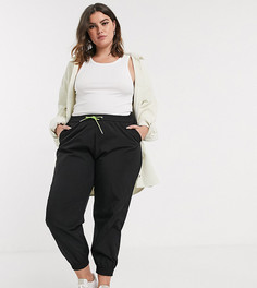 Черные джоггеры ASOS DESIGN Curve-Черный