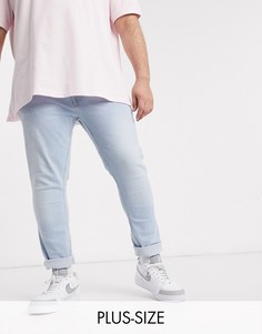 Светлые джинсы Burton Menswear Big & Tall-Синий