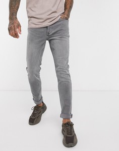 Серые органические джинсы скинни Topman-Серый