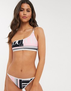 Розовые трусы бикини с принтом River Island-Розовый