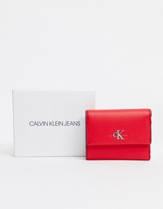 Красный кошелек с монограммой Calvin Klein Jeans