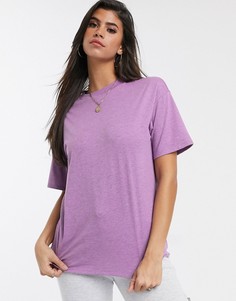 Свободная фиолетовая футболка ASOS DESIGN-Зеленый
