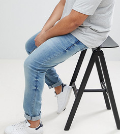Выбеленные джинсы скинни ASOS DESIGN Plus-Синий