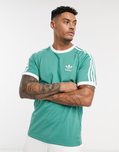 Зеленая футболка adidas Originals california-Зеленый