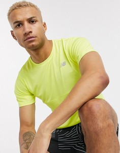 Желтая футболка с логотипом New Balance Running accelerate-Желтый