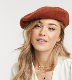 Коричневый берет My Accessories London
