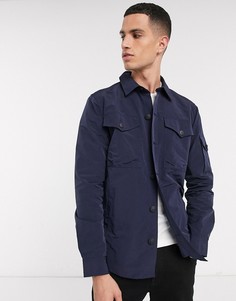 Темно-синяя рубашка Barbour Beacon Askern-Темно-синий