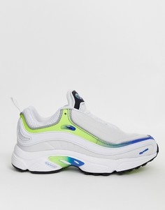 Бело-зеленые кроссовки Reebok Daytona DMX-Мульти