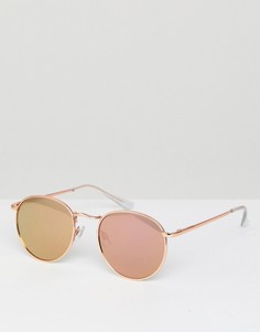 Круглые солнцезащитные очки в стиле 90-х ASOS DESIGN-Медный