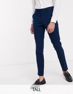 Фланелевые узкие брюки French Connection TALL-Синий