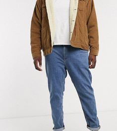 Выбеленные синие узкие джинсы ASOS DESIGN Plus-Синий