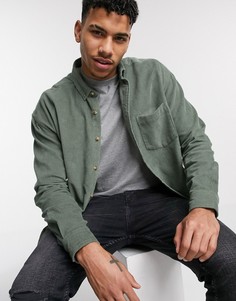 Зеленая вельветовая oversized-рубашка в стиле 90-х ASOS DESIGN-Красный