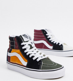 Высокие кроссовки Vans Patchwork Sk8 эксклюзивно для ASOS-Мульти