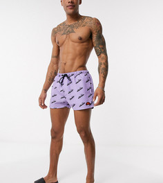 Лавандовые шорты для плавания ellesse эксклюзивно для ASOS-Фиолетовый