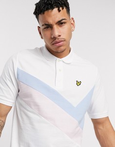 Белое поло Lyle & Scott-Белый