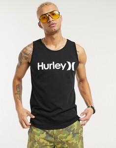 Черная майка Hurley One and Only-Черный