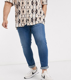 Синие джинсы скинни River Island Big & Tall-Синий