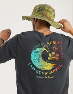Серая футболка Hurley-Серый