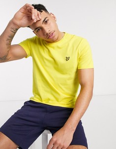 Желтая футболка с логотипом Lyle & Scott-Желтый