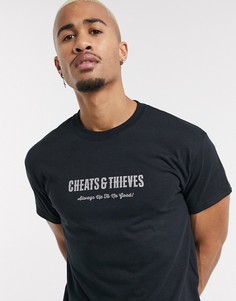 Футболка с логотипом Cheats & Thieves-Черный