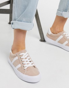 Розовые кроссовки Miss Selfridge-Бежевый