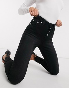 Черные джинсы с рваной отделкой True Religion-Черный