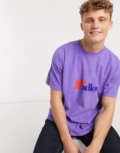Фиолетовая окрашенная oversized-футболка New Look-Фиолетовый