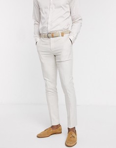 Серые зауженные брюки ASOS DESIGN-Серый