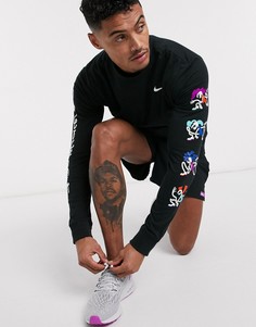 Черный лонгслив Nike Running Tokyo Dry