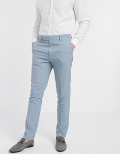 Синие брюки скинни ASOS DESIGN wedding-Синий