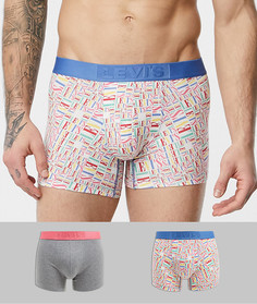 Набор из 2 боксеров-брифов с логотипом Levis-Мульти Levis®
