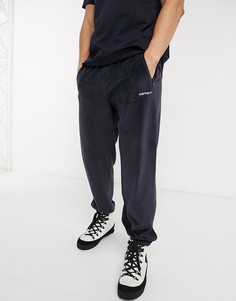 Темно-синие брюки Carhartt WIP-Темно-синий