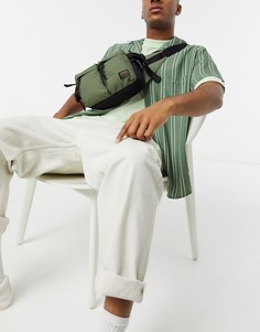 Сумка цвета хаки в стиле милитари Carhartt WIP-Зеленый