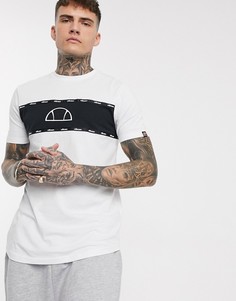 Белая футболка с логотипом ellesse-Белый
