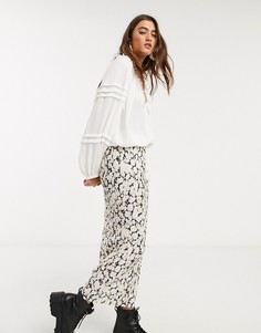 Боди цвета слоновой кости Free People-Белый