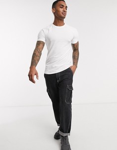 Белая футболка из органического хлопка с рукавами реглан Bershka Join Life-Белый