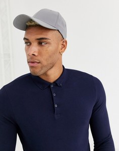 Серебристая светоотражающая бейсболка ASOS DESIGN-Серый