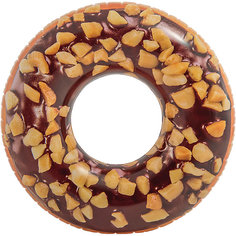 Большой надувной круг Intex Шоколадный пончик с орехами