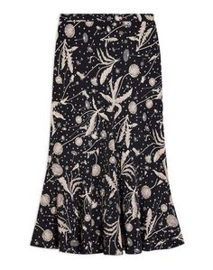 Юбка длиной 3/4 Topshop