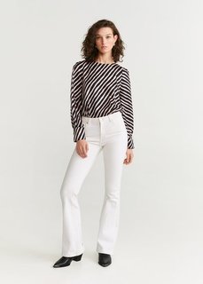 Блузка с принтом в полоску - Stripes Mango