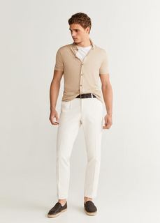 Брюки regular fit premium с защипами - Adria Mango