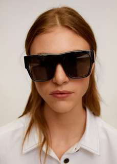 Солнцезащитные очки в пластиковой оправе - Kim Mango