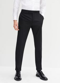 Костюмные брюки slim fit с контрастной отделкой - Dali Mango