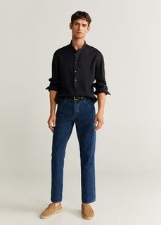 Рубашка regular fit 100% лен - Bolar Mango