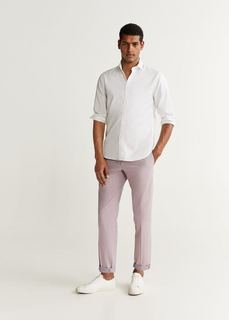 Брюки tapered fit с защипами - Novo Mango