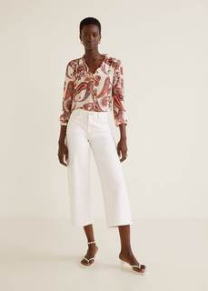 Джинсы relaxed Culotte - Culotte Mango