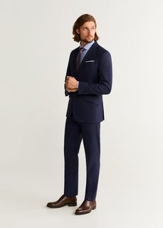 Рубашка Tailored slim fit в полоску - York Mango